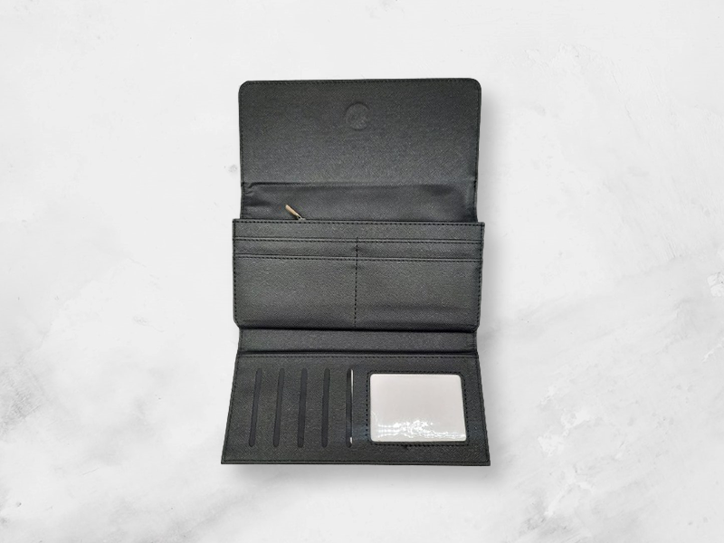 ladies wallet, black ladies wallet, black