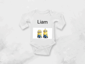 onesie white, long sleeve