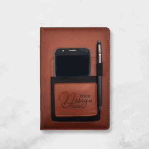 notebook, a5 brown leather