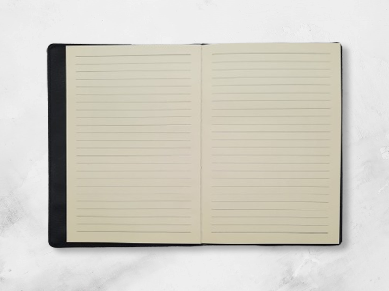 notebook, a5 white pu notebook, a5 white pu