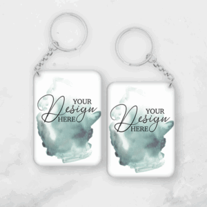 keyring, polymer double side printed