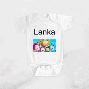 onesie white, short sleeve