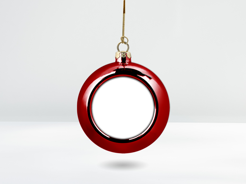colour bauble, red (large) colour bauble, red (large)