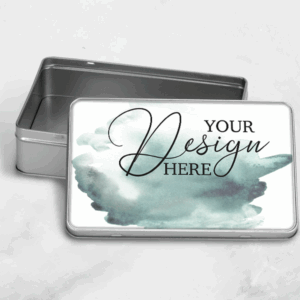 cookie tin, rectangular