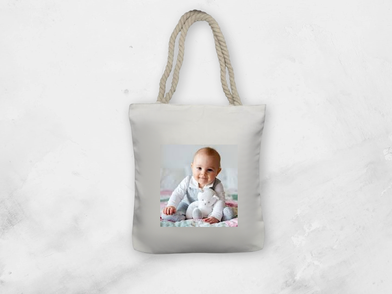 tote bag, rope handle tote bag, rope handle