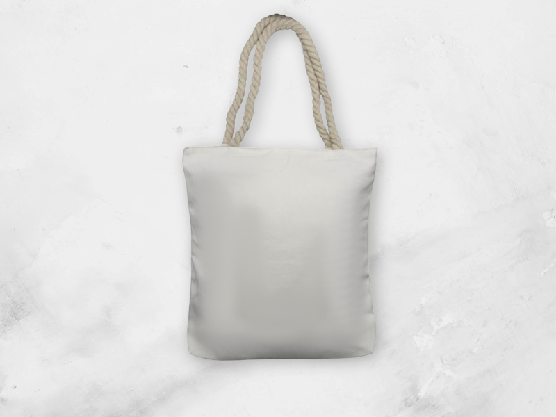 tote bag, rope handle tote bag, rope handle