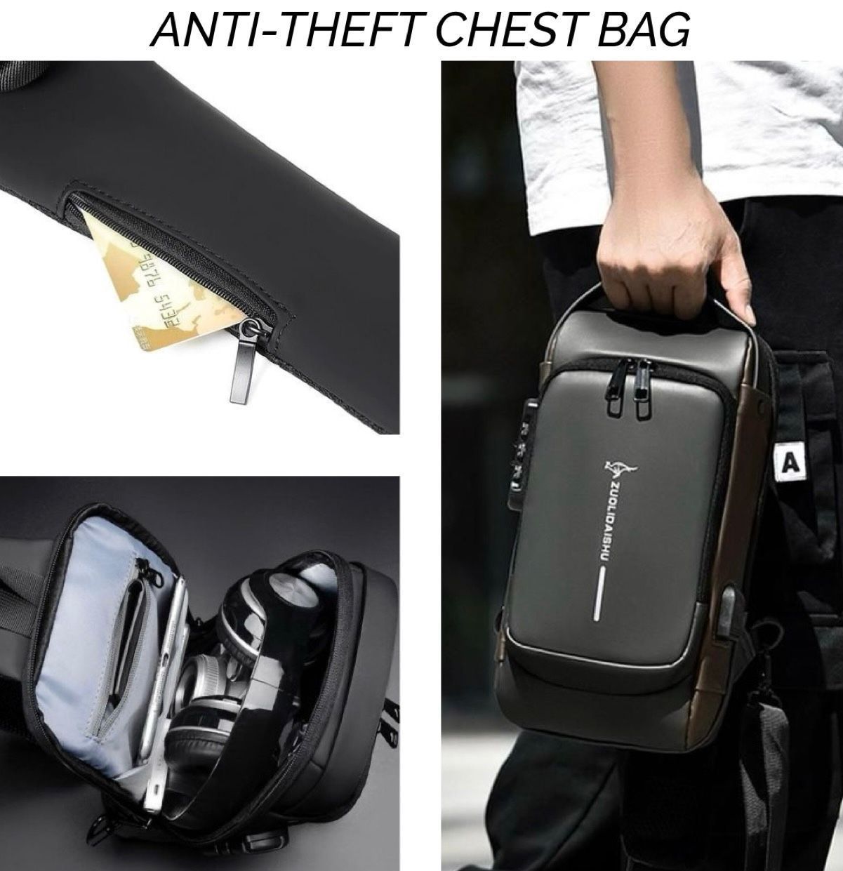 anti theft chest bag anti theft chest bag