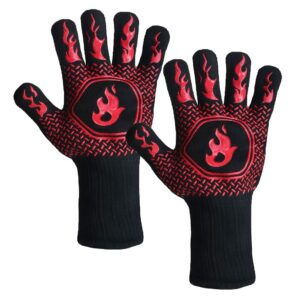 one pair 800 c heat resistant oven gloves. r160