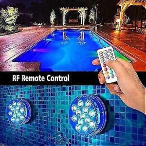 submersible leds with remote. r65