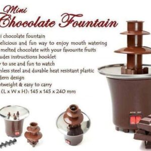 mini chocolate fondue fountain