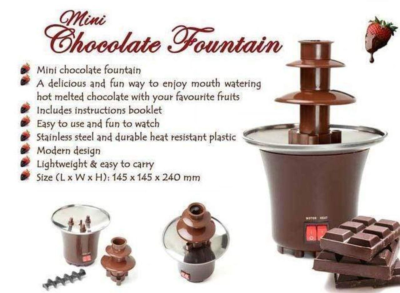 mini chocolate fondue fountain mini chocolate fondue fountain