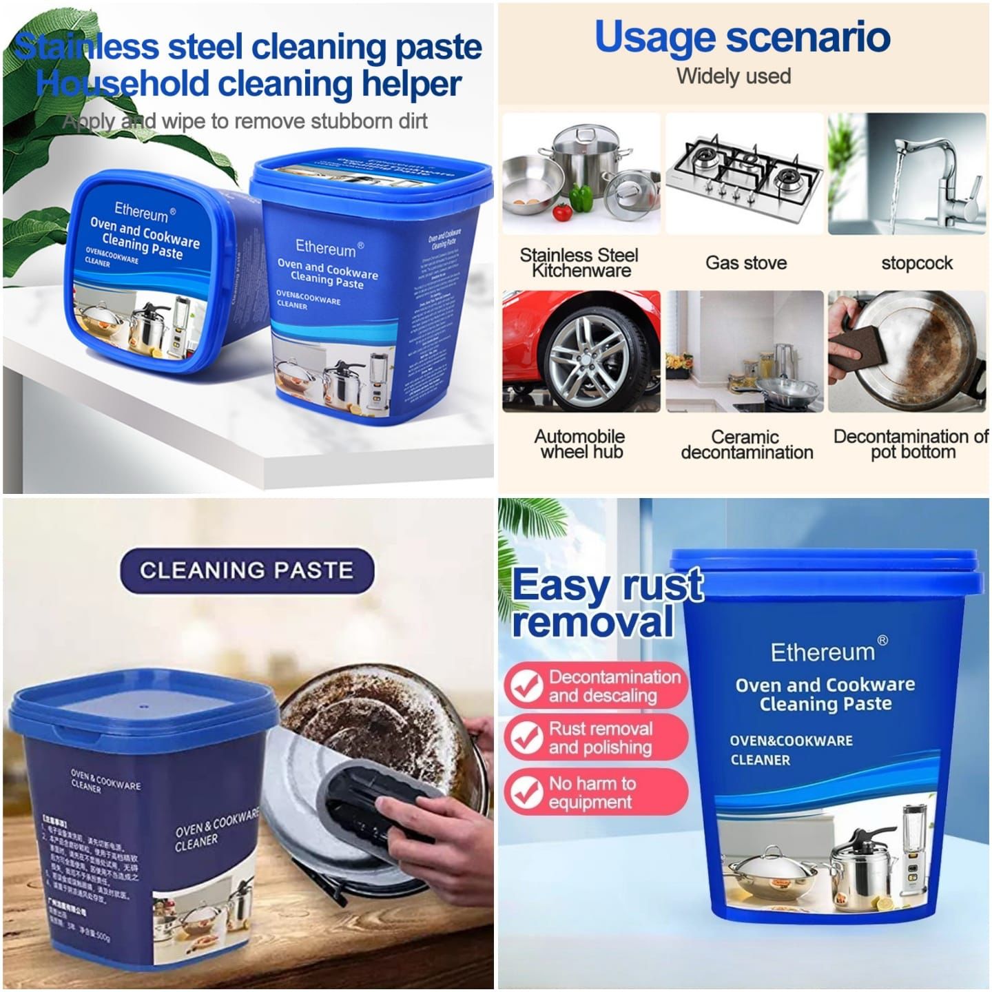 oven and cookware cleaning paste oven and cookware cleaning paste