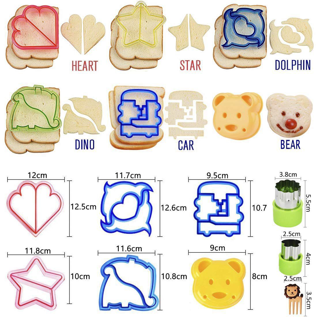 28pc sandwich /fruit cutter set 28pc sandwich /fruit cutter set