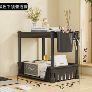 2 tier desktop storage rack