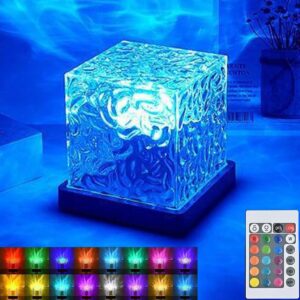 wave lamp 3d holographic water ripple ambient light ocean projector light. r105